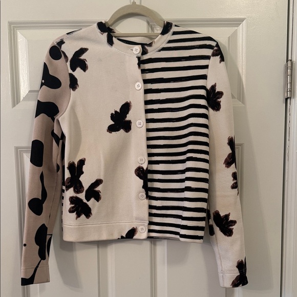 Marc By Marc Jacobs Sweaters - Marc Jacobs and White Patterned Cardigan
